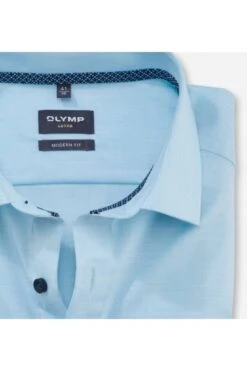 OLYMP Luxor Modern Fit Hemd Aqua, Einfarbig -Bekleidung Rabatt Serie 1249 34 85 1 800 1200x1200