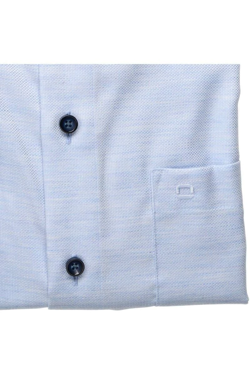 OLYMP Luxor Modern Fit Hemd Bleu, Einfarbig 7 OLYMP Luxor Modern Fit Hemd Bleu, Einfarbig – Bild 5
