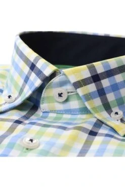 OLYMP Luxor Modern Fit Hemd Gelb/blau/weiss, Kariert -Bekleidung Rabatt Serie 1271 14 51 1 800 1200x1200