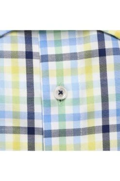 OLYMP Luxor Modern Fit Hemd Gelb/blau/weiss, Kariert -Bekleidung Rabatt Serie 1271 14 51 3 800 1200x1200