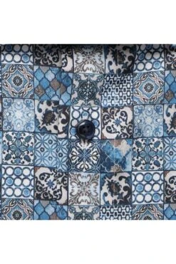 OLYMP Luxor Modern Fit Hemd Blau/braun/weiss, Gemustert -Bekleidung Rabatt Serie 1281 12 11 3 800 1200x1200