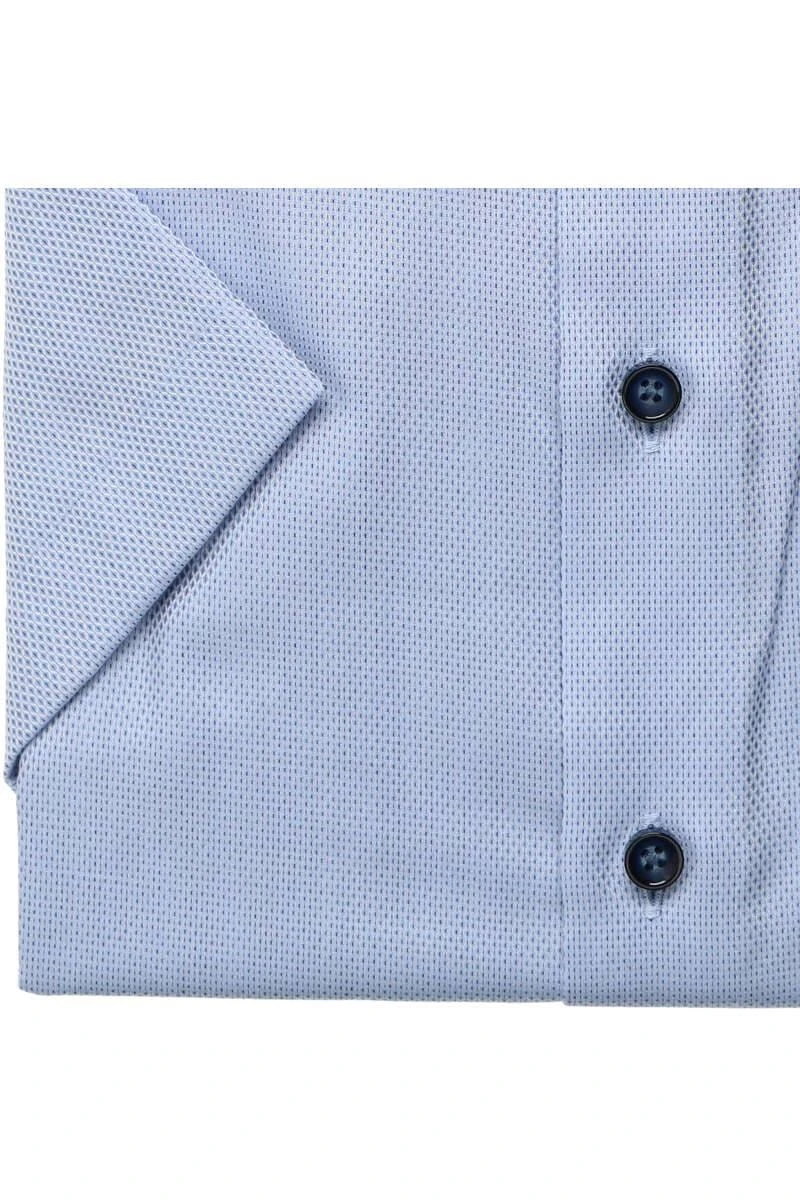 OLYMP Luxor Modern Fit Hemd Bleu/weiss, Faux-uni 5 OLYMP Luxor Modern Fit Hemd Bleu/weiss, Faux-uni – Bild 3