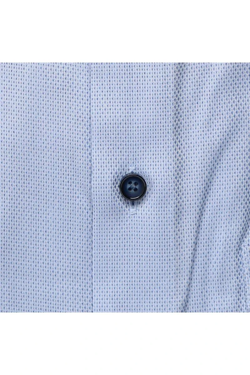 OLYMP Luxor Modern Fit Hemd Bleu/weiss, Faux-uni 6 OLYMP Luxor Modern Fit Hemd Bleu/weiss, Faux-uni – Bild 4