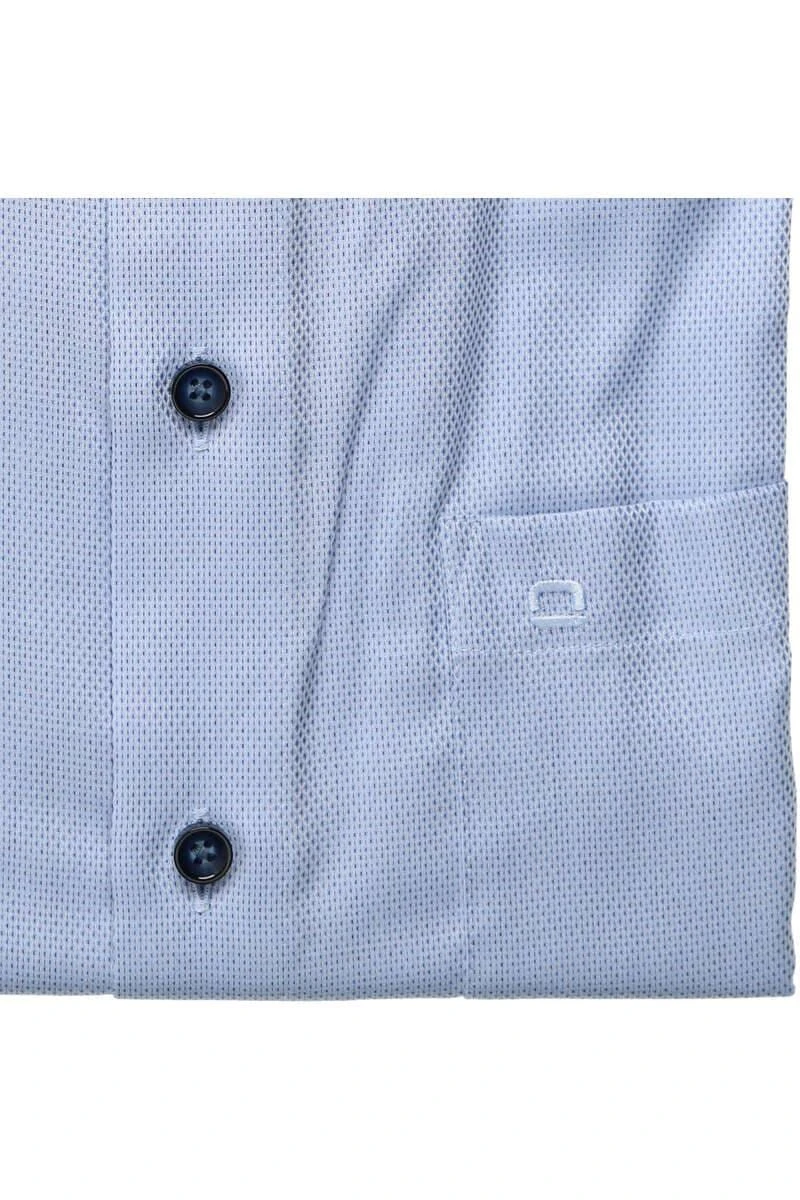 OLYMP Luxor Modern Fit Hemd Bleu/weiss, Faux-uni 7 OLYMP Luxor Modern Fit Hemd Bleu/weiss, Faux-uni – Bild 5