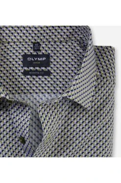 OLYMP Luxor Modern Fit Hemd Blau/grün, Gemustert 7 OLYMP Luxor Modern Fit Hemd Blau/grün, Gemustert -Bekleidung Rabatt Serie 1300 34 44 1 800 1200x1200