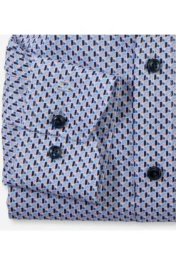 OLYMP Luxor Modern Fit Hemd Blau/orange, Gemustert -Bekleidung Rabatt Serie 1300 34 91 2 800e70MJf0OQCUJv 1200x1200