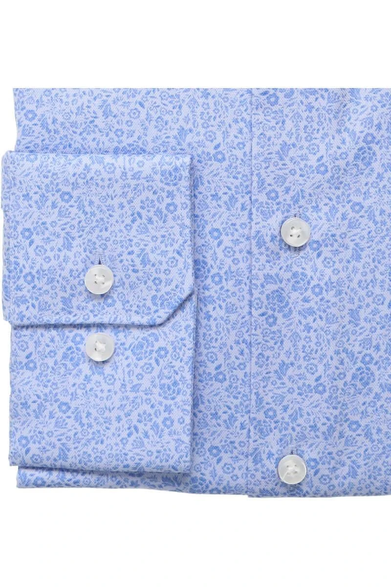 Seidensticker Regular Fit Hemd Hellblau, Gemustert 5 Seidensticker Regular Fit Hemd Hellblau, Gemustert – Bild 3