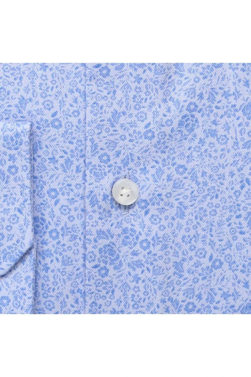 Seidensticker Regular Fit Hemd Hellblau, Gemustert 6 Seidensticker Regular Fit Hemd Hellblau, Gemustert – Bild 4