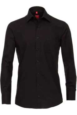 Redmond Regular Fit Hemd Schwarz, Einfarbig 12 Redmond Regular Fit Hemd Schwarz, Einfarbig -Bekleidung Rabatt Serie 150300 90 8 800 1200x1200