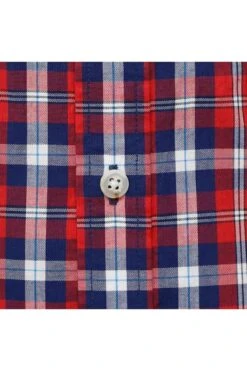 Seidensticker Casual Regular Fit Hemd Blau/rot, Kariert -Bekleidung Rabatt Serie 153103 46 3 800 1200x1200