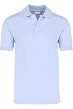 Seidensticker Regular Fit Poloshirt Hellblau, Einfarbig