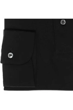 Van Laack Meisterwerk Slim Fit Longsleeve Poloshirt Schwarz, Einfarbig -Bekleidung Rabatt Serie 20 1726 UC 180031 099 2 800 1200x1200