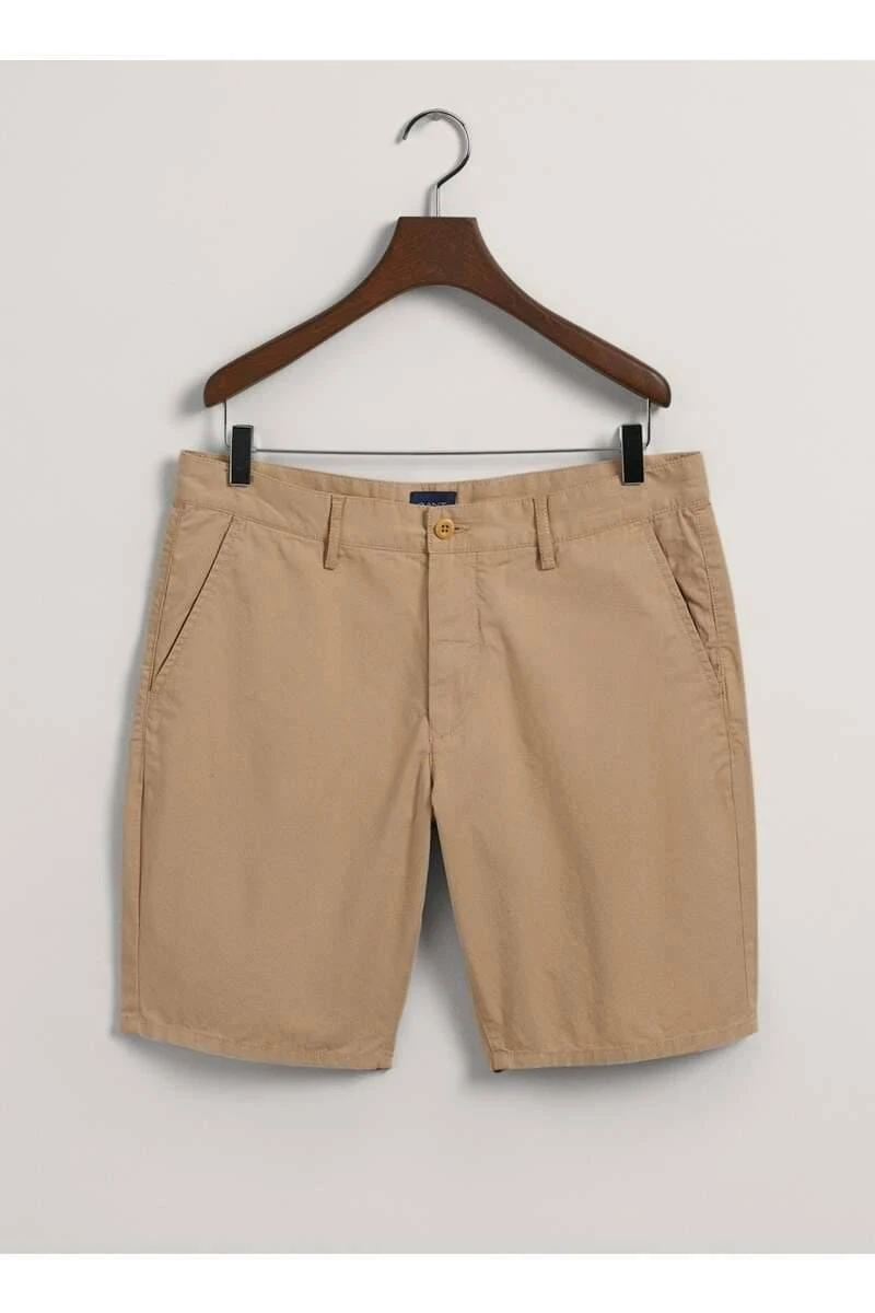 GANT Regular Fit Kurze Hose Khaki, Einfarbig 3 GANT Regular Fit Kurze Hose Khaki, Einfarbig