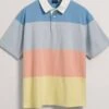 GANT Regular Fit Poloshirt Blau/gelb, Querstreifen 2 GANT Regular Fit Poloshirt Blau/gelb, Querstreifen -Bekleidung Rabatt Serie 2002020 414 800 1200x1200
