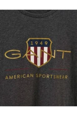 GANT Regular Fit T-Shirt Rundhals Dunkelgrau,Einfarbig -Bekleidung Rabatt Serie 2003099 95 1 800 1200x1200