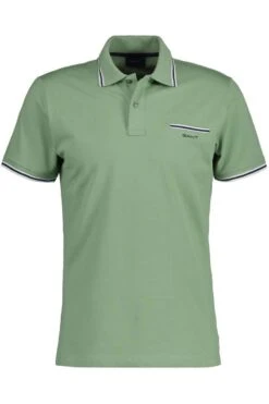 GANT Regular Fit Poloshirt Grün, Einfarbig