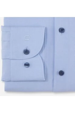 OLYMP Level Five 24/Seven Dynamic Flex Body Fit Hemd Bleu, Einfarbig -Bekleidung Rabatt Serie 2039 34 11 2 800 1200x1200