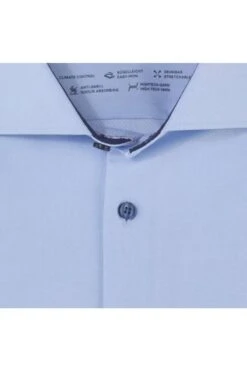 OLYMP Level Five 24/Seven Dynamic Flex Body Fit Hemd Bleu, Einfarbig -Bekleidung Rabatt Serie 2039 34 11 3 800 1200x1200