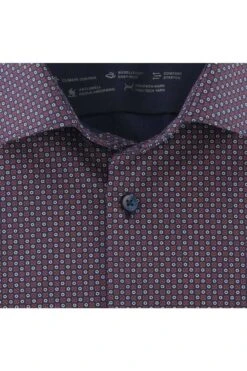 OLYMP Level Five 24/Seven Body Fit Hemd Blau/rot, Gemustert -Bekleidung Rabatt Serie 2049 24 35 4 800BK0UjNWCW0cBO 1200x1200