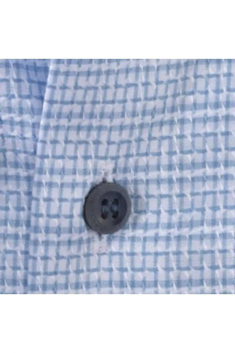 OLYMP Level Five 24/Seven Dynamic Flex Body Fit Jerseyhemd Bleu, Fischgrat 6 OLYMP Level Five 24/Seven Dynamic Flex Body Fit Jerseyhemd Bleu, Fischgrat – Bild 4