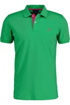 GANT Regular Fit Poloshirt Hellgrün, Einfarbig