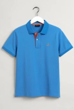 GANT Regular Fit Poloshirt Blau, Einfarbig -Bekleidung Rabatt Serie 2052003 471 7 1200x1200