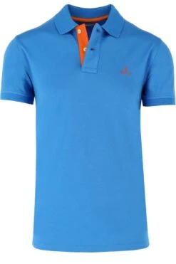 GANT Regular Fit Poloshirt Blau, Einfarbig