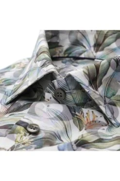 OLYMP Level Five Body Fit Hemd Grün/weiss, Gemustert -Bekleidung Rabatt Serie 2067 32 58 1 800 1200x1200