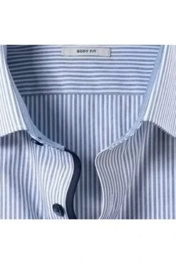 OLYMP Level Five Body Fit Hemd Marine/weiss, Gestreift -Bekleidung Rabatt Serie 2124 34 18 3 800jIujRYaPcOVzZ 1200x1200