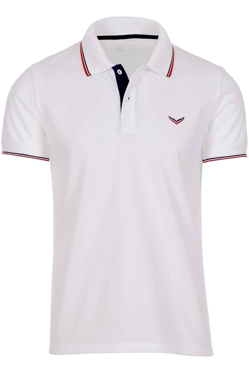 TRIGEMA Slim Fit Poloshirt Weiss, Einfarbig 3 TRIGEMA Slim Fit Poloshirt Weiss, Einfarbig