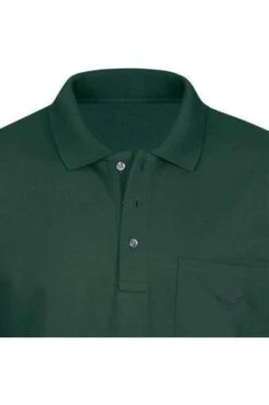 TRIGEMA Comfort Fit Longsleeve Poloshirt Dunkelgrün, Einfarbig -Bekleidung Rabatt Serie 21652 053 1 800 1200x1200