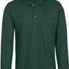 TRIGEMA Comfort Fit Longsleeve Poloshirt Dunkelgrün, Einfarbig -Bekleidung Rabatt Serie 21652 053 800 1200x1200