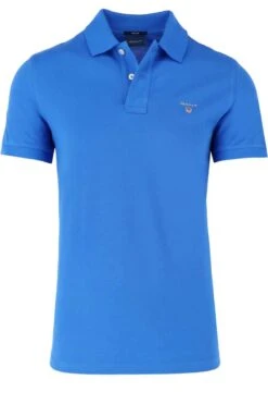 GANT Original Regular Fit Poloshirt Blau, Einfarbig