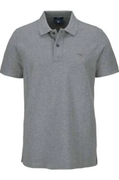 GANT Original Regular Fit Poloshirt Grau, Melange
