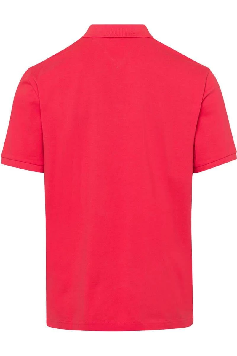 Brax Modern Fit Poloshirt Rot, Einfarbig 5 Brax Modern Fit Poloshirt Rot, Einfarbig – Bild 3