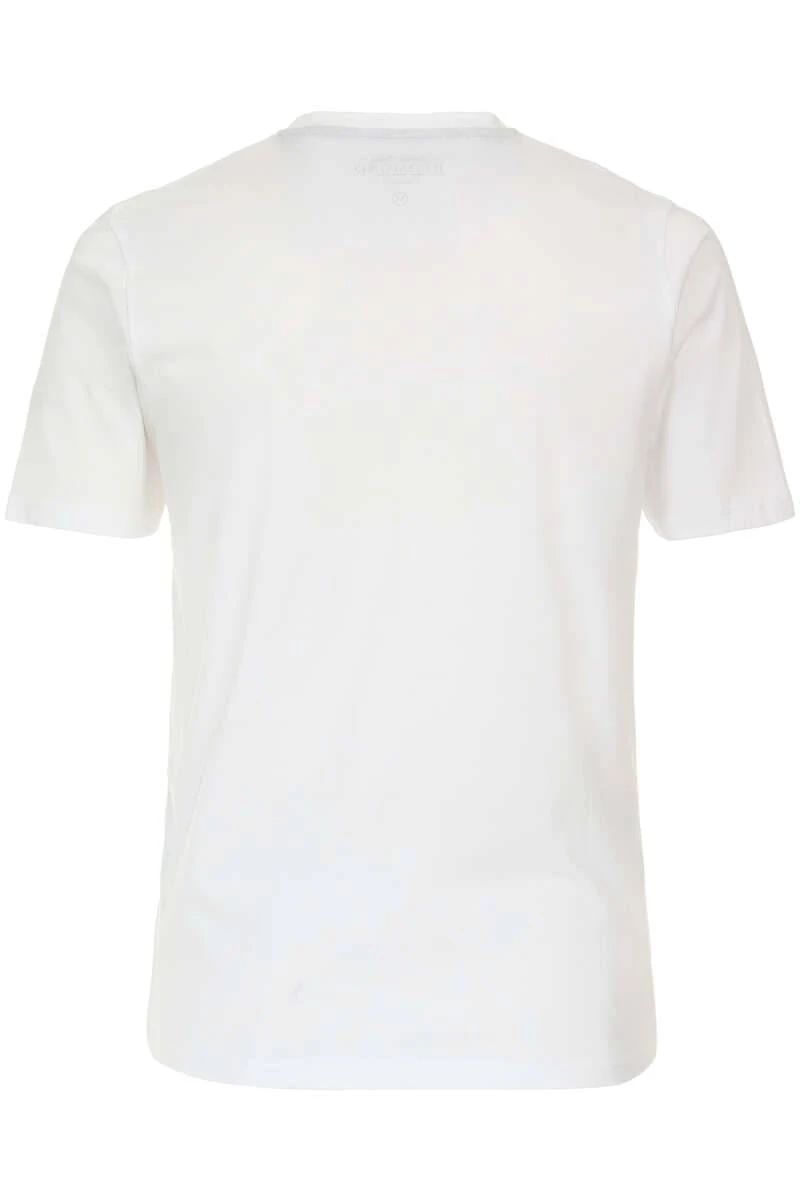 Redmond CasualRegular Fit T-Shirt Rundhals Weiss,bedruckt 7 Redmond CasualRegular Fit T-Shirt Rundhals Weiss,bedruckt – Bild 5