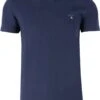 GANT Slim Fit T-Shirt V-Ausschnitt Nachtblau,Einfarbig -Bekleidung Rabatt Serie 234104 433 80028obGSfLfVwDU 1200x1200