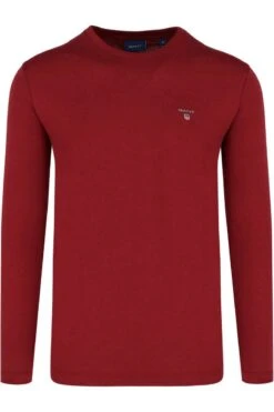 GANT Longsleeve Rundhals Rot
