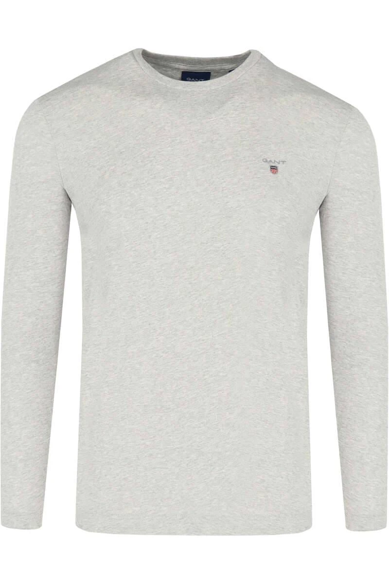 GANT Longsleeve Rundhals Hellgrau 3 GANT Longsleeve Rundhals Hellgrau