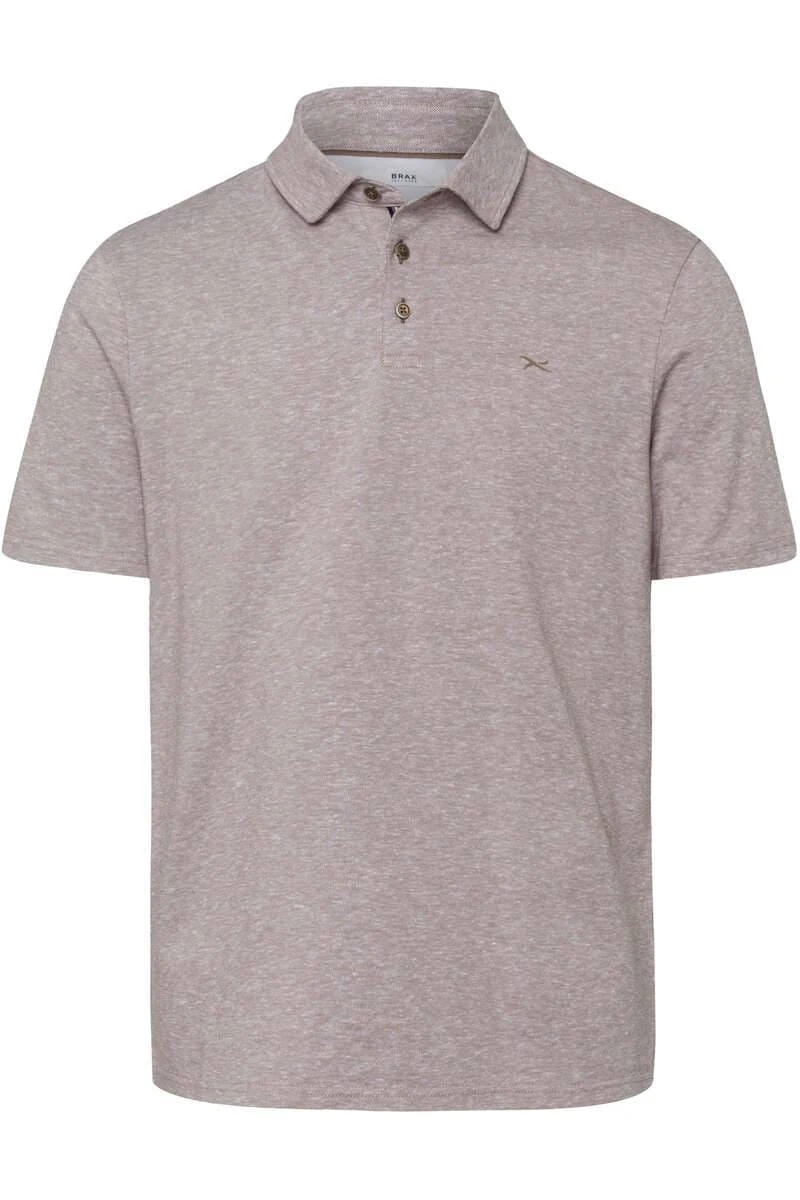 Brax Casual Modern Fit Poloshirt Braun, Einfarbig 3 Brax Casual Modern Fit Poloshirt Braun, Einfarbig