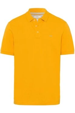 Brax Modern Fit Poloshirt Gelb, Einfarbig