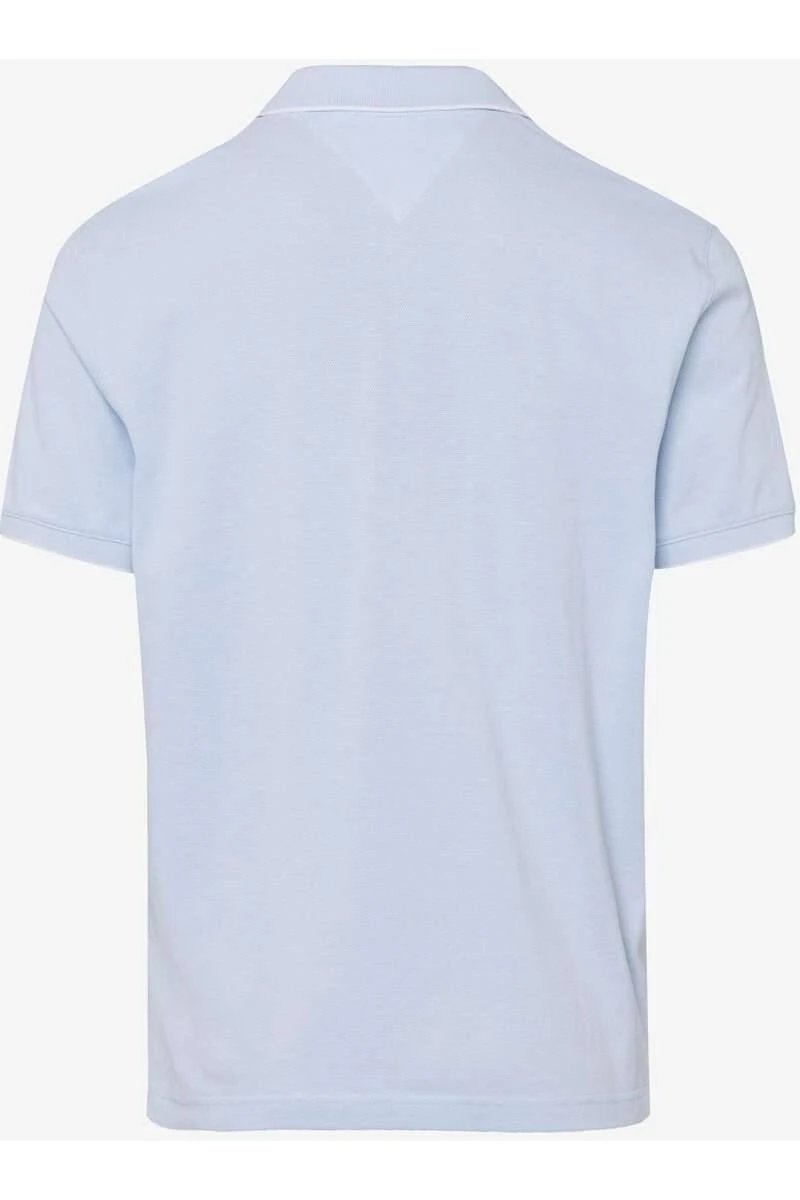 Brax Casual Modern Fit Poloshirt Eisblau, Einfarbig 5 Brax Casual Modern Fit Poloshirt Eisblau, Einfarbig – Bild 3