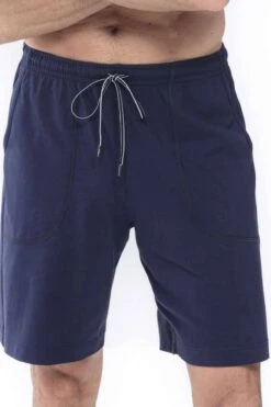 Mey Dalmore Regular Fit Kurze Freizeithose Dunkelblau