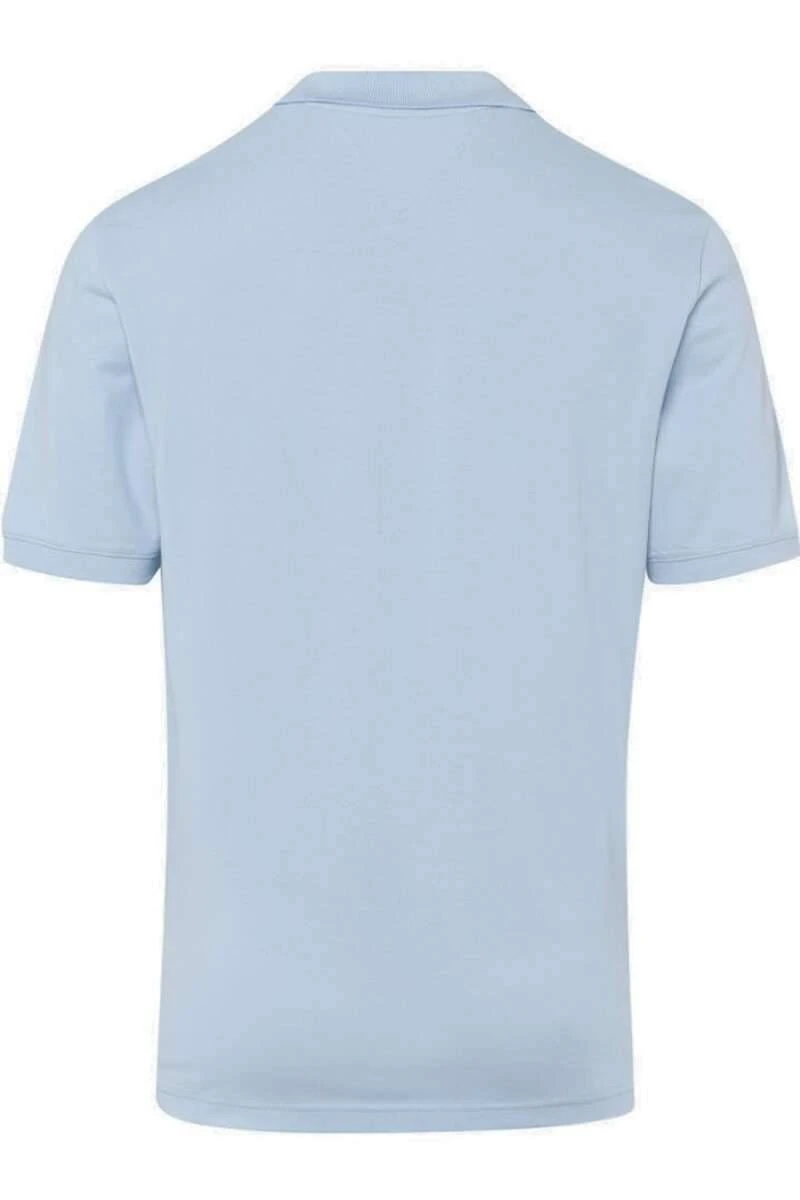 Brax Modern Fit Poloshirt Blau, Einfarbig 5 Brax Modern Fit Poloshirt Blau, Einfarbig – Bild 3