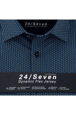 OLYMP No. Six Super Slim Jerseyhemd Marine/weiss/bleu, Gemustert -Bekleidung Rabatt Serie 2501 74 18 5 800N0IDgF7Yt0nY9 1200x1200