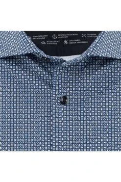 OLYMP No. Six 24/Seven Super Slim Jerseyhemd Royal/weiss, Gemustert -Bekleidung Rabatt Serie 2507 24 19 4 800DP1EYrOUub0lu 1200x1200