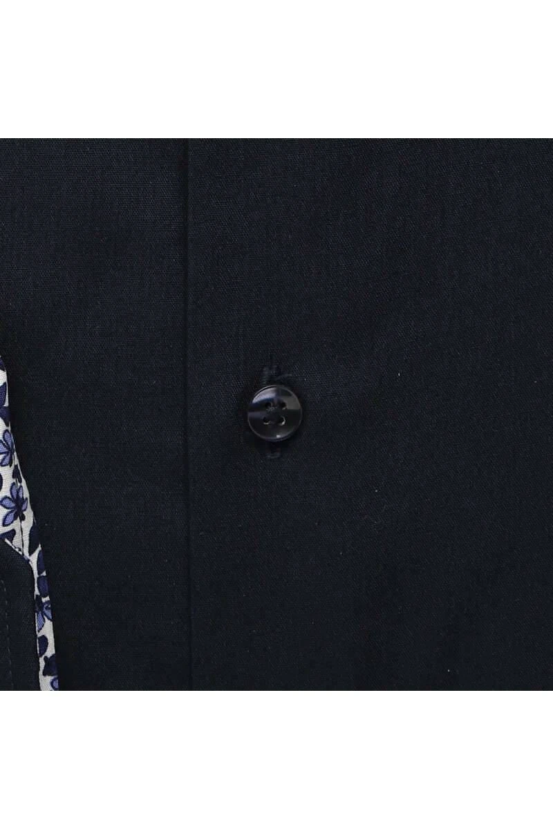 Seidensticker Shaped Hemd Dunkelblau, Einfarbig 6 Seidensticker Shaped Hemd Dunkelblau, Einfarbig – Bild 4