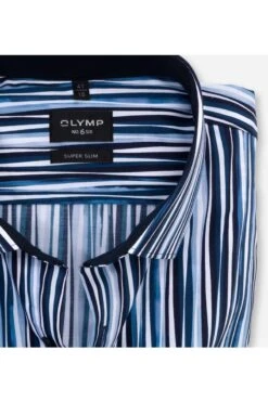 OLYMP No. Six Super Slim Hemd Marine, Gestreift -Bekleidung Rabatt Serie 2538 24 18 3 800 1200x1200