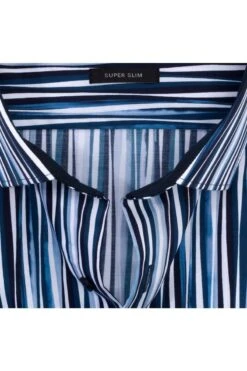 OLYMP No. Six Super Slim Hemd Marine, Gestreift -Bekleidung Rabatt Serie 2538 24 18 4 800 1200x1200