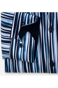 OLYMP No. Six Super Slim Hemd Marine, Gestreift -Bekleidung Rabatt Serie 2538 24 18 5 800 1200x1200